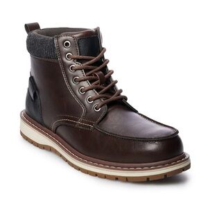 NEW Sonoma Men’s Abraham Brown Boots Size 12